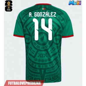 Lacne Muži Futbalové dres Mexiko Armando Gonzalez #14 MS 2026 Krátky Rukáv - Domáci